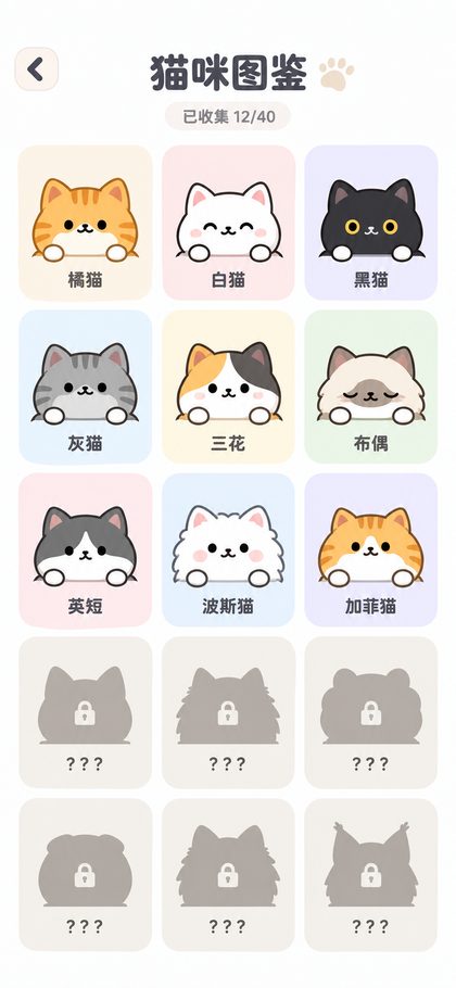 40 只猫咪图鉴
