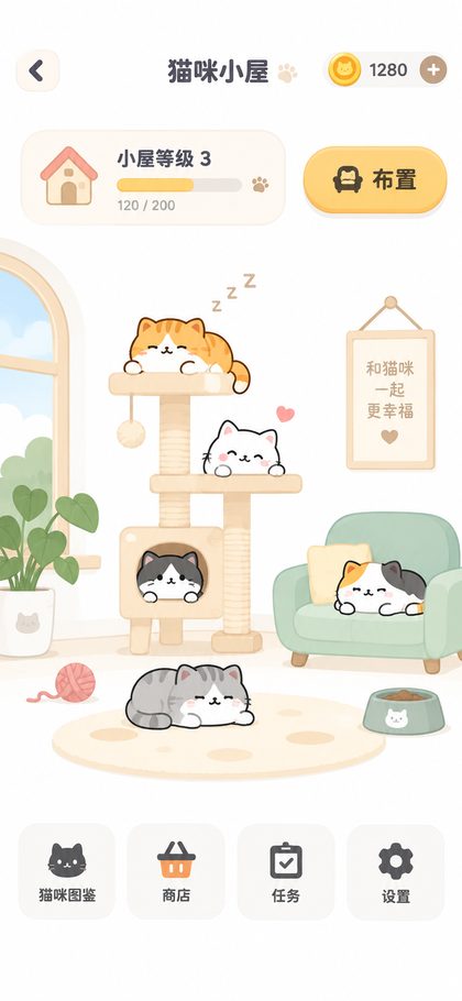 猫咪小屋布置